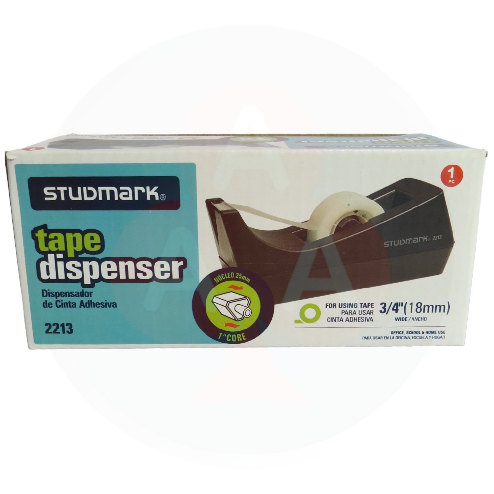 Dispensador de cinta adhesiva – studmark ST-02213A 3/4 - Compushop